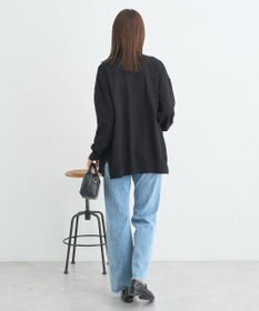 earth music&ecology レイヤード風ニットカーディガン