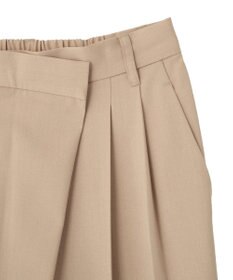 Green Parks アシメウエストタックパンツ