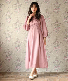 Green Parks ・ＥＬＥＮＣＡＲＥ　ＤＵＥボリュームスリーブワンピー