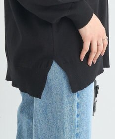 earth music&ecology レイヤード風ニットカーディガン