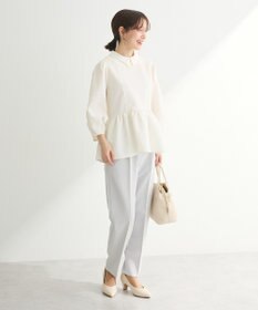 Green Parks ef-de 衿取り外しペプラムブラウス