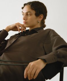 #Newans 【洗濯機可能】Aラインパネルチュニックシャツ