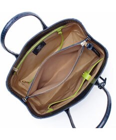 A.D.M.J. 【牛革】クロコダイル型押しトート32cm(Dカン付)