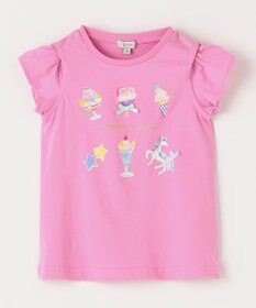 ANY KIDS スイーツ オン・オフショルダー Tシャツ