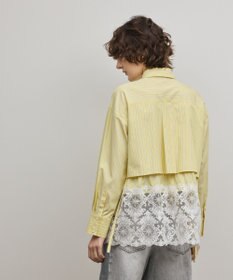 GRACE CONTINENTAL レースティアードシャツ