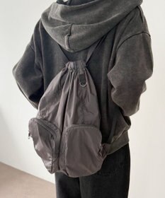 WEGO 【ユニセックス着用ITEM】ポケットデザインナップサック