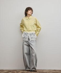 GRACE CONTINENTAL レースティアードシャツ