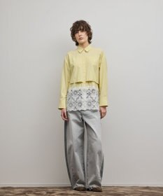 GRACE CONTINENTAL レースティアードシャツ