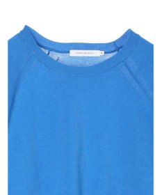 AMERICAN HOLIC ＵＶカットラグラン５分袖ニットプルオーバー