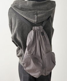 WEGO 【ユニセックス着用ITEM】ポケットデザインナップサック