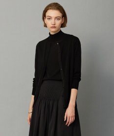 ICB 【洗える】 ウールアセテートハイゲージ カーディガン