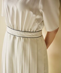 #Newans 〈花乃まりあさんコラボ〉ワイドプリーツワンピース