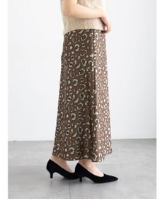 Te chichi レオパードジャガードナロースカート