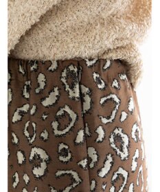 Te chichi レオパードジャガードナロースカート