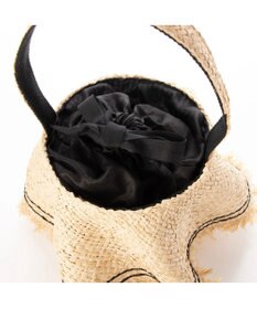 UNBILLION kakatoo ラフィアラッフルステッチワークワンショルダー