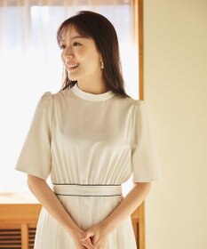 #Newans 〈花乃まりあさんコラボ〉ワイドプリーツワンピース