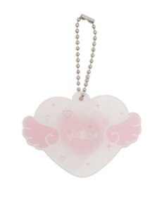 WEGO 【痛バ＆推し活グッズ】ハートエンジェルIDフォトケースキーホルダー