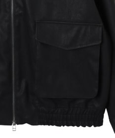 WEGO 【ユニセックス着用ITEM】PUダブルZIPフライトジャケット