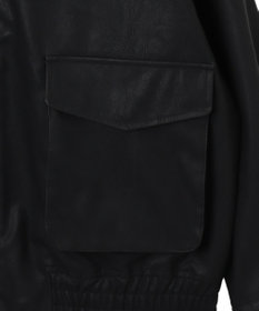 WEGO 【ユニセックス着用ITEM】PUダブルZIPフライトジャケット