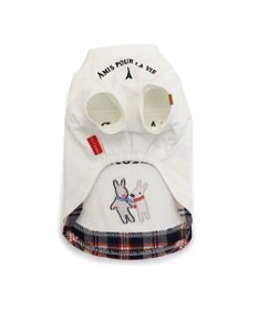 PET PARADISE リサとガスパール シンプル刺繍 Ｔシャツ 《であい柄》 小型犬