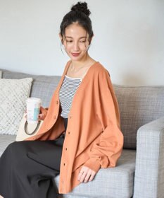 WEGO 【ユニセックス着用ITEM/MLサイズ展開】ドロップショルダーカーディガン