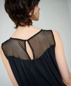 GRACE CONTINENTAL シアードレープマキシ