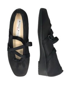 Bridget Birkin ＜3E＞【Bridget Birkin Walk】サテンギャザーウォーキングパンプス