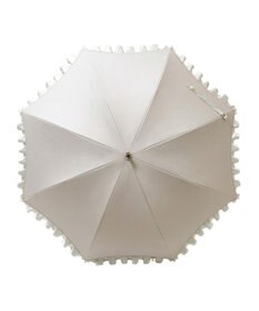 MOONBAT 【一級遮光/晴雨兼用】LANVIN en Bleu (ランバン オン ブルー) 長傘 日傘 シャイニーフリル 遮光 遮熱 UV