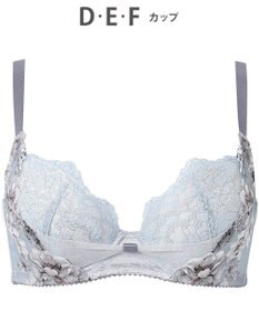 WACOAL ブラジャー 【リボンブラ 脇すっきり】 脇高設計 着やせシルエット 動いても谷間キープ Gカップまで対応 大きいサイズ レディース BXB443 /ワコール