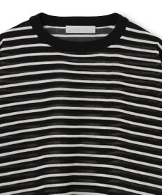 UNFILO シアーフォルムニット ボーダー