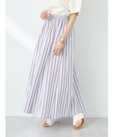 earth music&ecology ポプリンフレアスカート