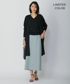 ICB 【WEB限定カラーあり・洗える】シンセティックハイゲージ Vネックプルオーバー