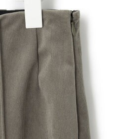 ICB 【洗える】 コーデュロイ テーパードパンツ