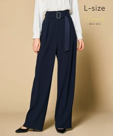 BEIGE， 【洗える・L-size】CINDY / ワイドパンツ