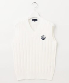 23区GOLF 【WOMEN】コットンアクリル ニットベスト