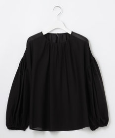 自由区 【洗える】キュプラコットンツイルプルオーバー ブラウス