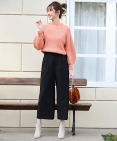 ANY SIS 【大人百花掲載 ヨンアさん着用】冬のシャルマン ラグランスリーブ ニット