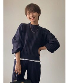 Green Parks リブニットプルオーバー