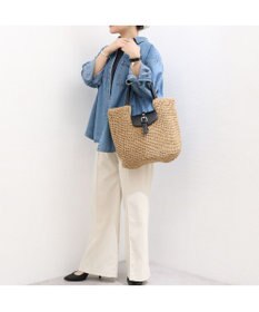 UNBILLION カシュカシュ cachecache / ベルトフラップクロッシェトート カゴバッグ