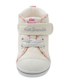 MIKI HOUSE HOT BISCUITS 【14-16cm】 小花柄 パイピング セカンドベビーシューズ