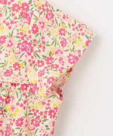 組曲 KIDS 【110-140㎝】リンドウプリント ワンピース