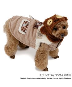 PET PARADISE ミニオン ティム 遠赤外線 綿入れ ベスト 小型犬