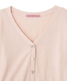 Maison de FLEUR ビジューリボンカーディガン