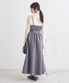 earth music&ecology ダブルジップキャミワンピース