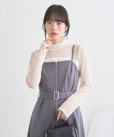 earth music&ecology ダブルジップキャミワンピース