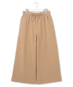 J.PRESS YORK STREET 【WOMEN】ワンウォッシュリネンコットン ワイドパンツ