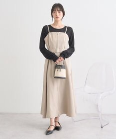 earth music&ecology ダブルジップキャミワンピース