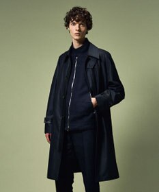 JOSEPH HOMME コットンシルクギャバジン　ステンカラーコート