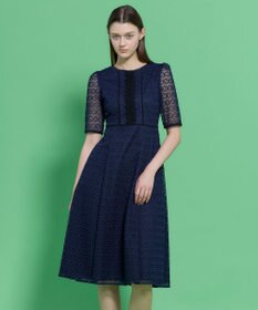 TOCCA CRYSTAL LABYRINTH ドレス ネイビー系