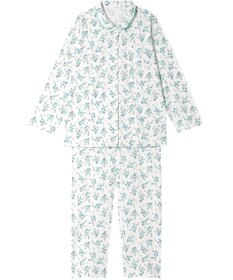 Wing パジャマ 長袖 長ズボン 綿混天竺素材 レディース EP7035 ウイング／ワコール